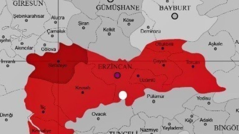 Erzincan’ın Kemah İlçesinde Deprem meydana geldi