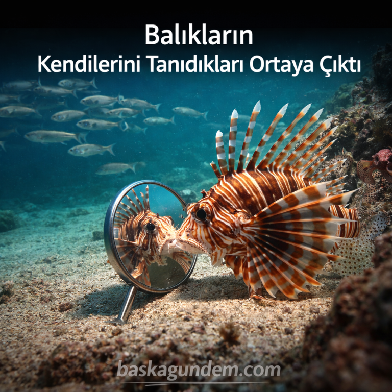 Balıkların ayna deneyleriyle kendilerini tanıdıkları ortaya çıktı