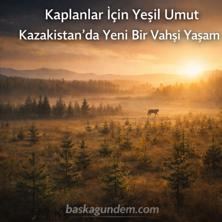Kazakistan’da Kaplanlar İçin Yeşil Umut