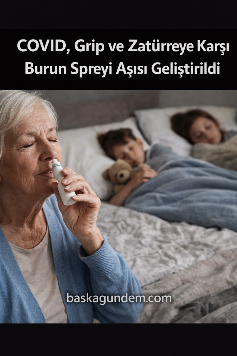 Bilim İnsanları COVID, Grip ve Zatürreye Karşı Korumalı Evrensel Burun Spreyi Aşısı Geliştirdi