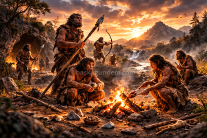 Homo Erectus - B (Yapay Zeka Görseli) - Başka Gündem - baskagundem.com