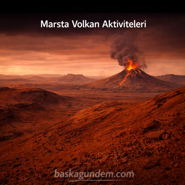 Genç Mars volkanının altında güçlü bir magma motoru saklı