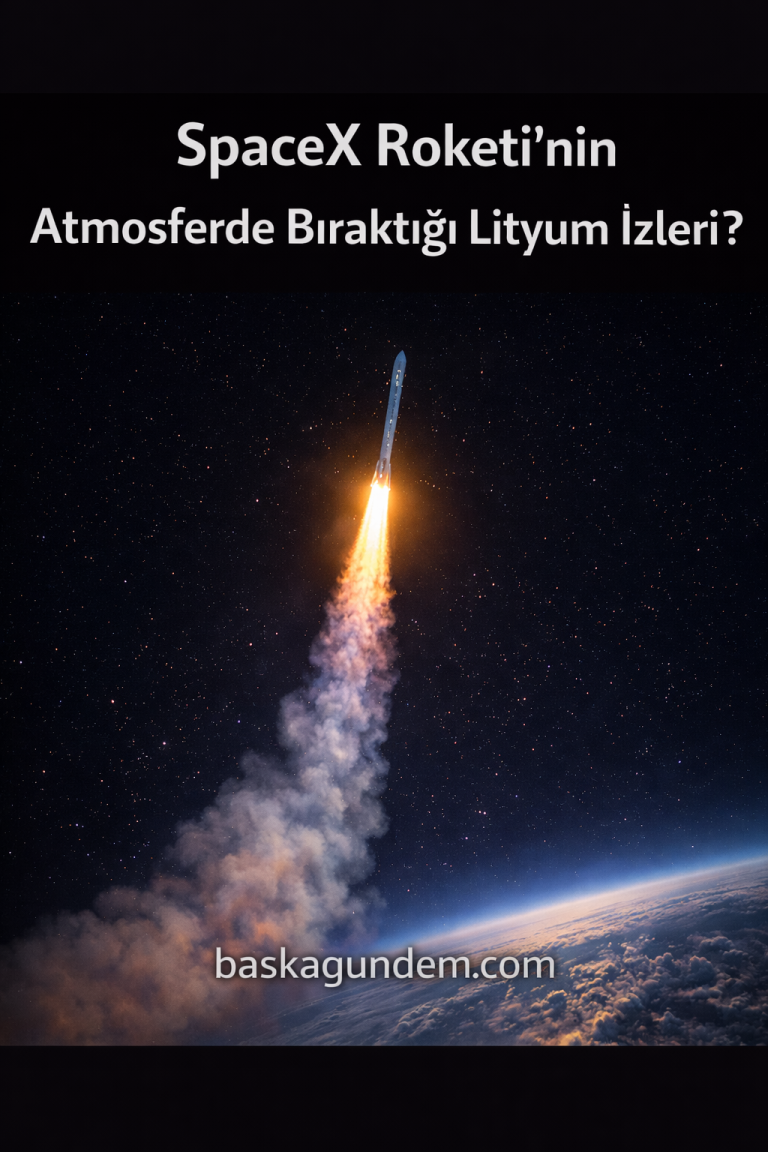 SpaceX Roketinin Geri Dönüşüyle Atmosferde Lityum İzleri Tespit Edildi