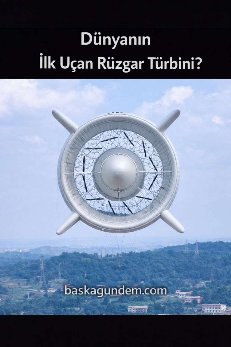 Çin, dünyanın ilk megavat sınıfı uçan rüzgar türbinini test etti