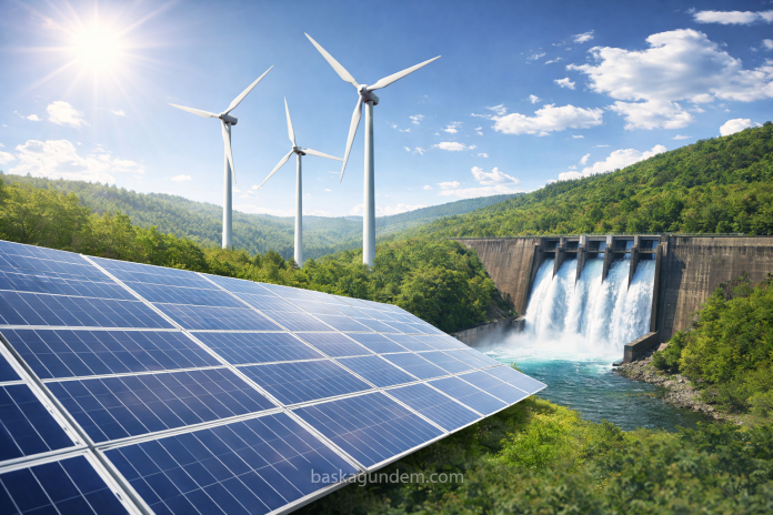Yenilenebilir enerji kaynakları (AI Görseli) - Başka Gündem