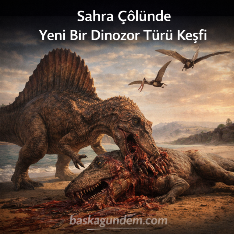 Sahra Çölünde Cehennem Balıkçılı Dev Yelken Kretli Spinozor Keşfedildi