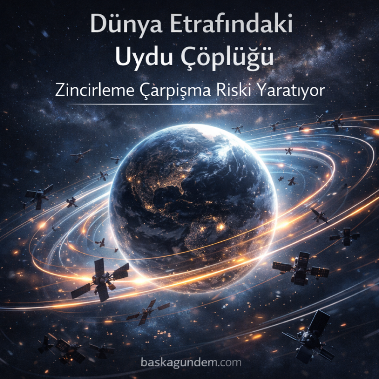 Dünya Etrafındaki Uydu Çöplüğü Zincirleme Çarpışma Riski Yaratıyor