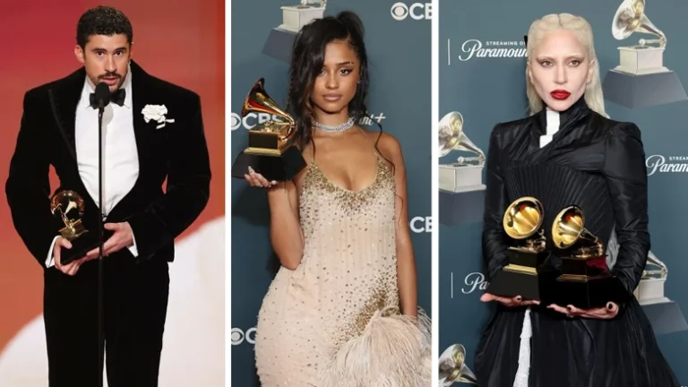 Grammy Ödülleri Sahiplerini Buldu: Billie Eilish, Kendrick Lamar ve Bad Bunny Dikkat Çekti Grammy Ödülleri Sahiplerini Buldu: Billie Eilish, Kendrick Lamar ve Bad Bunny Dikkat Çekti
