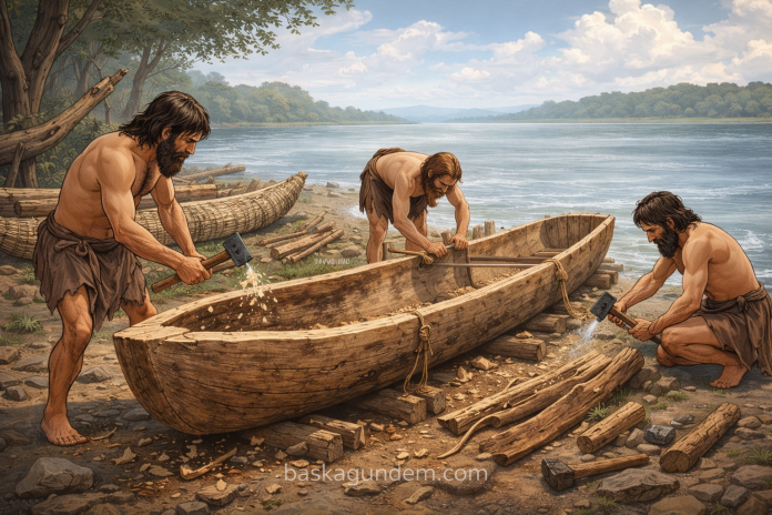 İlkel tekne inşaası - baskagundem.com