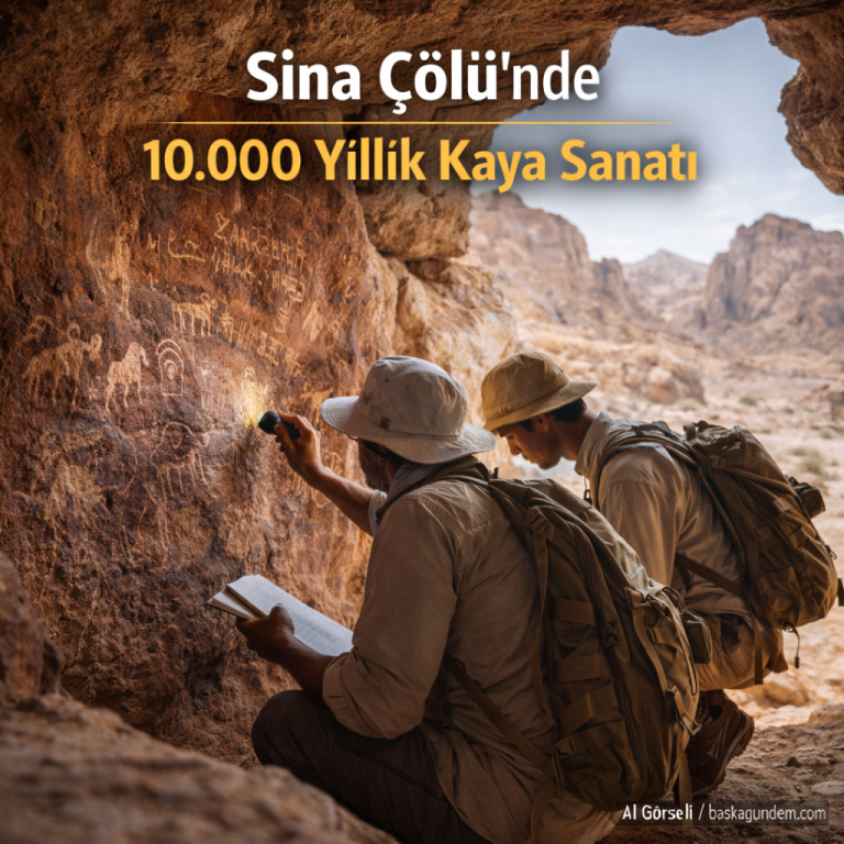 Sina Çölü’nde 10.000 Yıllık Kaya Sanatı Keşfedildi