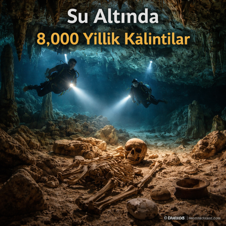 Yucatán’daki Su Altı Mağarasında 8.000 Yıllık İnsan Kalıntıları Bulundu