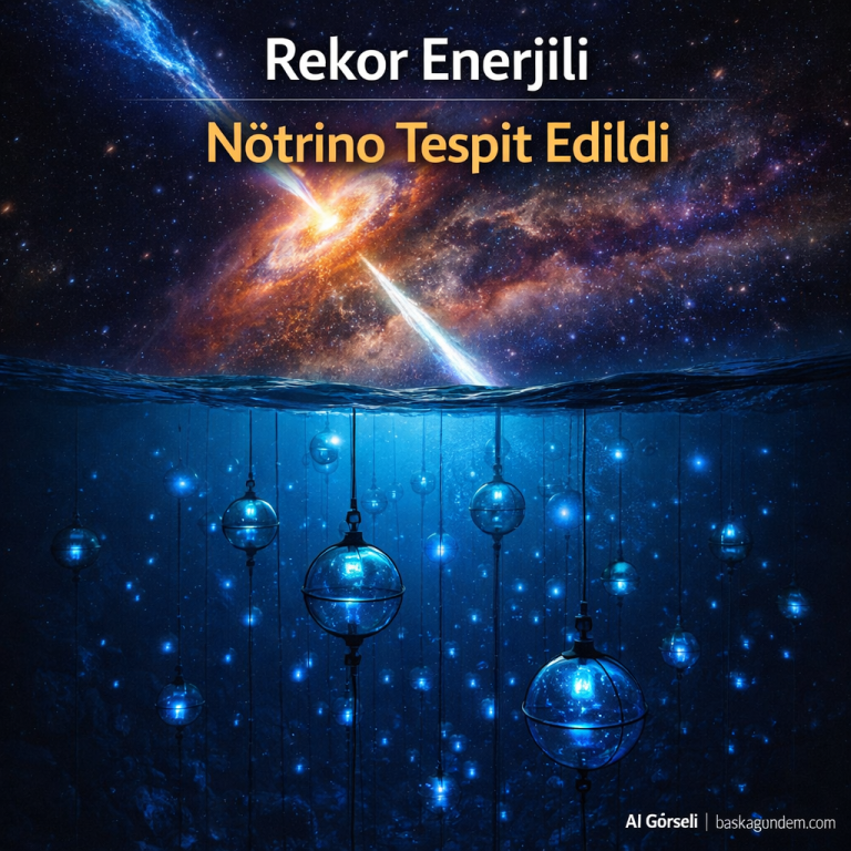Akdeniz’de Rekor Enerjili Nötrino Tespit Edildi