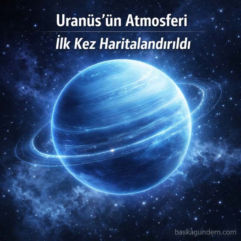 Uranüs’ün Atmosferi İlk Kez Haritalandırıldı